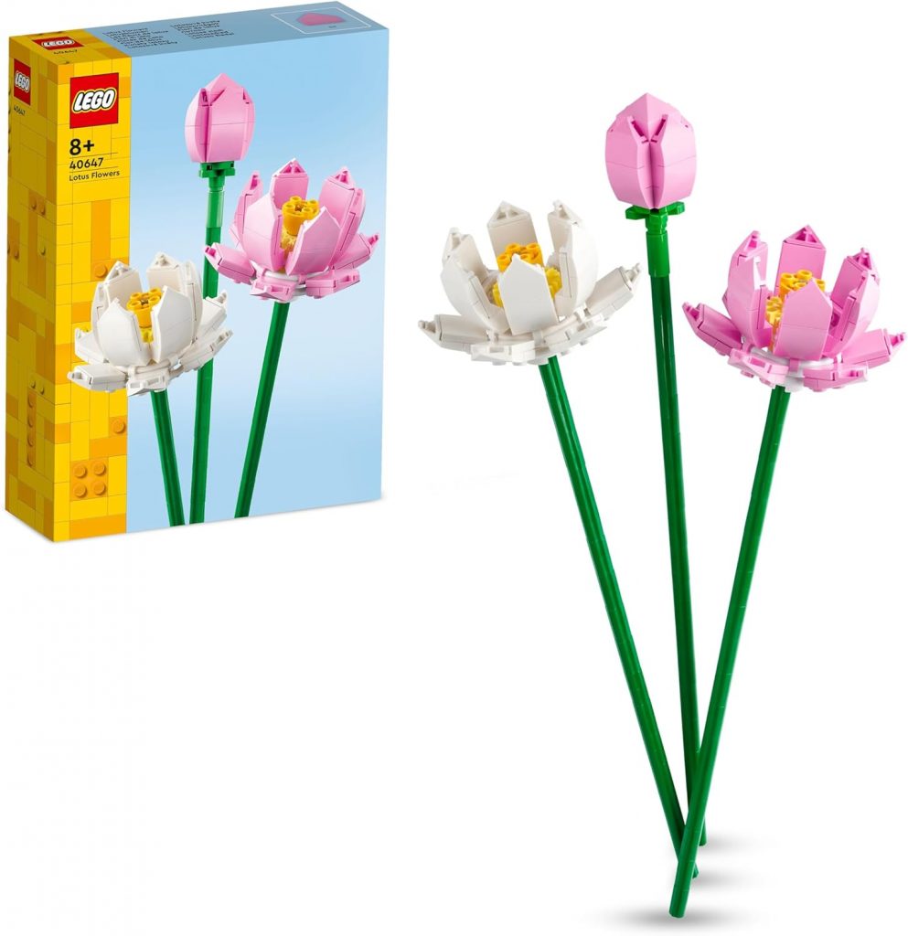 LEGO Botanicals Lotusblumen – Blumenstrauß mit 3 künstlichen Blumen – Schlafzimmer- oder Schreibtisch-Deko – Geschenk für Mädchen und Jungen – Botanik Kollektion 406479,89€ statt 14,99€➡️ https://www.amazon.de/dp/B0C7HBX24Y/?tag=preisfehlerheute-21
