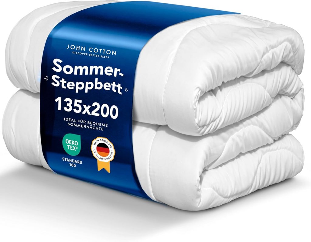 🤴 John Cotton New Way Bettdecke 135×200 – Leichte Steppdecke für Sommer | Weiche & Atmungsaktive Allergiker Sommerdecke | Oeko-Test Zertifiziert Decke | Sommerbettdecken | Dünne Decke 135 x 200 cm16,18€ statt 22,99€ – 3 🔥🚚 Verkauft und Versand durch John Cotton Europe824 Bewertungen: 4.6 / 5.0 ⭐️⭐️⭐️⭐️⭐️🛒 zu Amazon https://www.amazon.de/dp/B09F6W714R/?th=1&tag=preisfehlerheute-21#038;psc=1&tag=preisfehlerheute-21