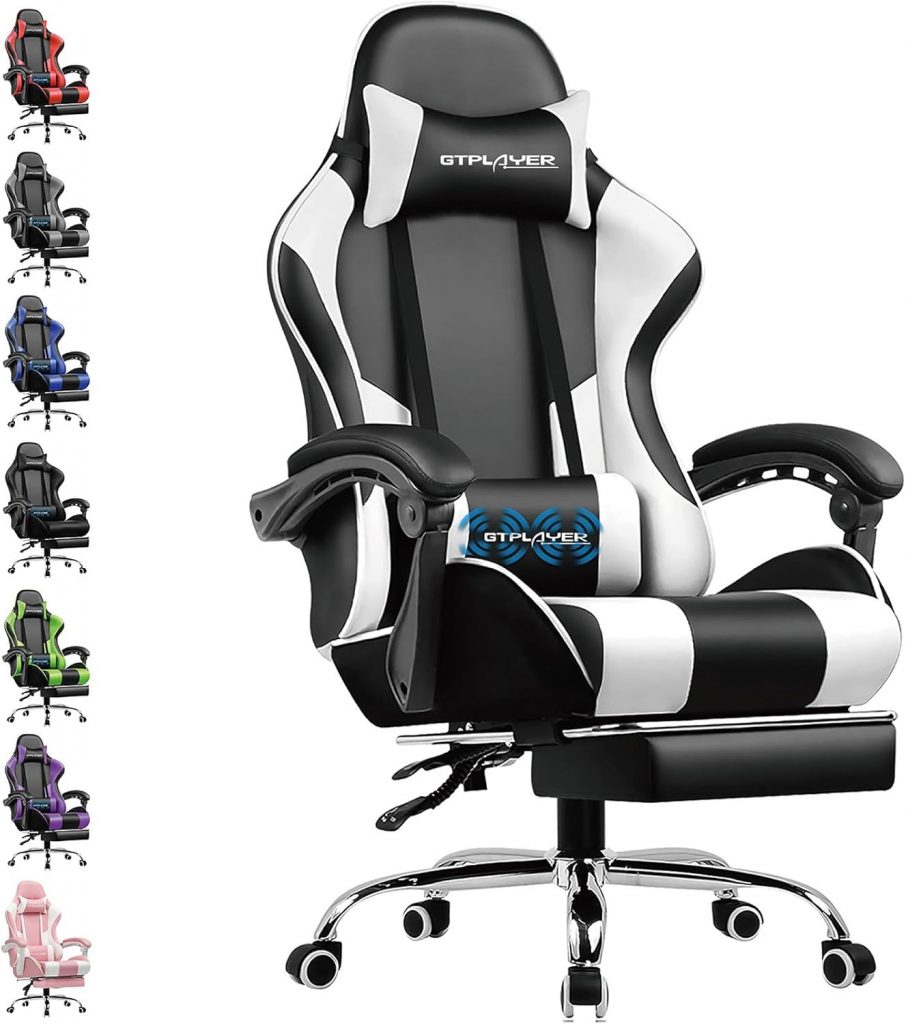 🤴 GTPLAYER Gaming Stuhl Bürostuhl Massage Gaming Sessel Ergonomischer Gamer Stuhl mit Fußstütze, Kopfstütze Massage-Lendenkissen, Gepolstert Gaming Chair, Drehsessel, weiß137,19€ statt 149,99€ – 9,0 🔥🚚 Verkauft durch Amazon und Versand durch Amazon6,273 Bewertungen: 4.2 / 5.0 ⭐️⭐️⭐️⭐️🛒 zu Amazon https://www.amazon.de/dp/B0CPT1Z39F/?th=1&tag=preisfehlerheute-21#038;psc=1&tag=preisfehlerheute-21