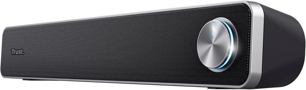 🤴 Trust Arys Soundbar, PC Lautsprecher, USB Betrieb, 12 W Spitzenleistung, 3,5 mm AUX Anschluss, Computer Boxen für PC, Monitor, Laptop, TV, Musik - Schwarz19,70€ statt 29,99€ - 35,00 % 🔥🚚 Verkauft durch Amazon und Versand durch Amazon3,842 Bewertungen: 4.2 / 5.0 ⭐️⭐️⭐️⭐️🛒 zu Amazon https://www.amazon.de/dp/B07GPWY8S6/?amp%3Btag=preisfehlerheute-21&%3Bamp%3Bth=1&%3Bamp%3Bpsc=1&tag=preisfehlerheute-21