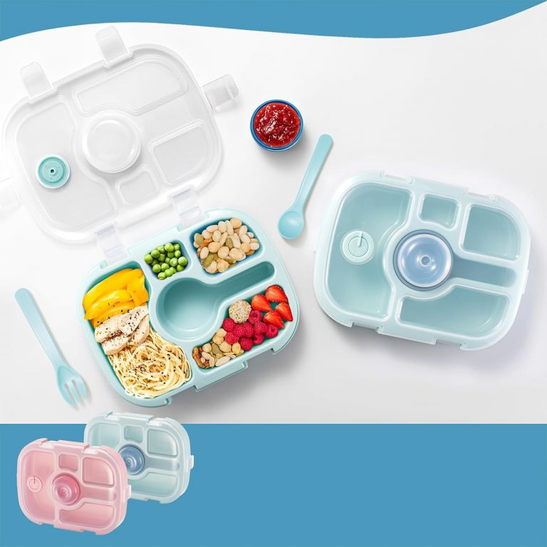Qobobo® Brotdose mit Fächern, BPA-Frei, Lunchbox mit 5 Unterteilung und 1 Separaten Saucenbox & geschirr, Brotzeitbox Brotbox Bento Box ideal für Kindergarten & Schule (Blau)5.00€ ➡️ https://www.amazon.de/dp/B0D8J26X8C/?tag=preisfehlerheute-21