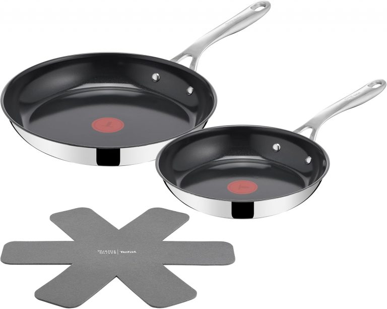 Jamie Oliver by TEFAL Direct Cook Bratpfannen-Set, 2-tlg. 24/28 cm, inkl. Pfannenschoner, antihaftbeschichtete Keramikoberfläche, Thermo-Signal, für alle Herdarten, H880S33479,99€ statt 126,99€➡️ https://www.amazon.de/dp/B0F2JBFXQ2/?tag=preisfehlerheute-21