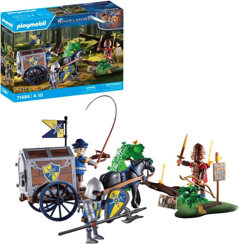PLAYMOBIL Novelmore 71484 Überfall auf Transportwagen, gefährlicher Kampf um das Gold, Novelmore-Ritter vs. Burnham Raiders, Ritter-Spielzeug für Kinder ab 4 Jahren16,99€ statt 27,99€➡️ https://www.amazon.de/dp/B0CK2KCL5N/?tag=preisfehlerheute-21