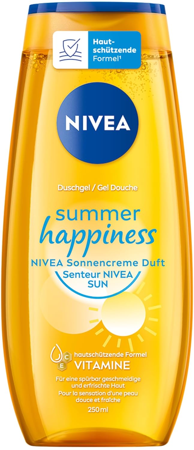 🤴 NIVEA Summer Happiness Duschgel, pH-hautneutrale Pflegedusche mit Vitamin C & E, feuchtigkeitsspendendes Duschbad mit dem klassischen NIVEA Sonnencreme Duft (250 ml)1,95€ statt 1,95€ - % 🔥🚚 Verkauft durch Amazon und Versand durch Amazon296 Bewertungen: 4.8 / 5.0 ⭐️⭐️⭐️⭐️⭐️🛒 zu Amazon https://www.amazon.de/dp/B0DRVK5Q3C/?amp%3Btag=preisfehlerheute-21&amp%3Bth=1&amp%3Bpsc=1&tag=preisfehlerheute-21