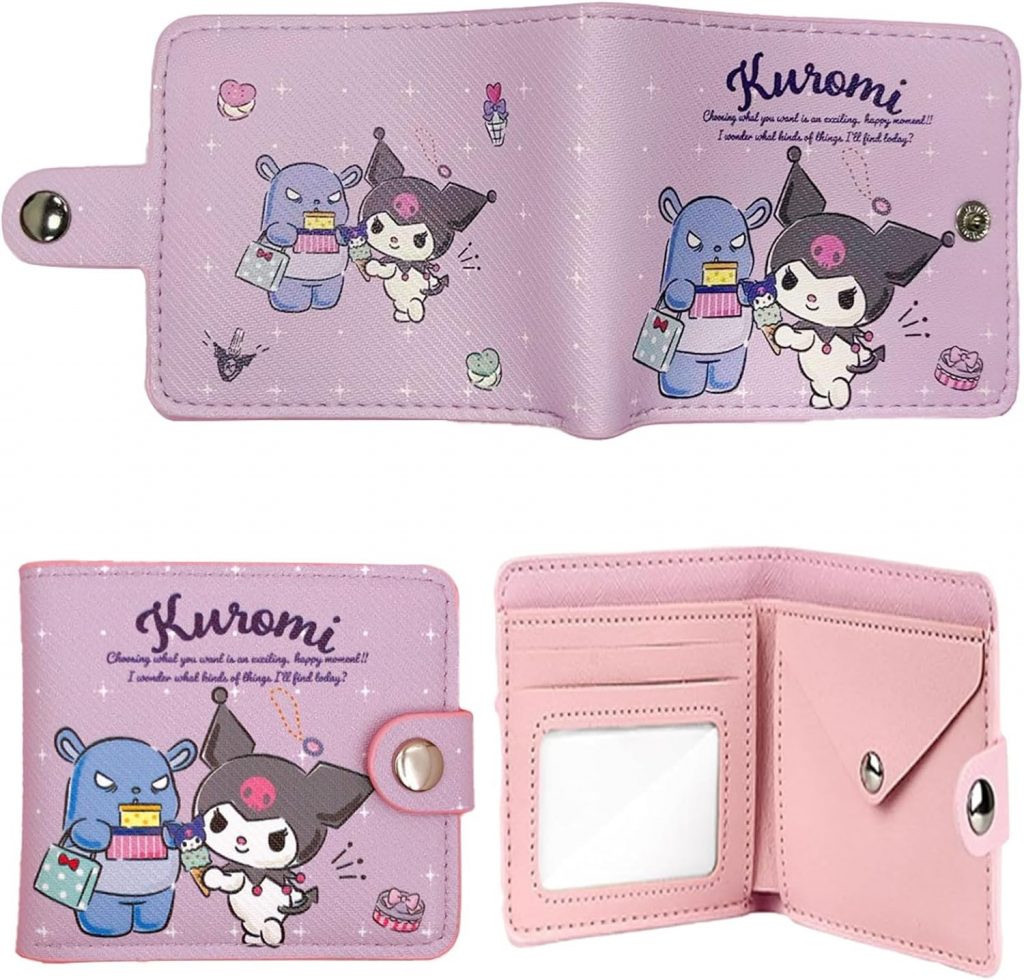 YCWSSB Pokemo Geldbeutel, Cartoon Geldbörsen,Mädchen Jungen Brieftasche,PU Leder Bifold Brieftasche, Anime Design…