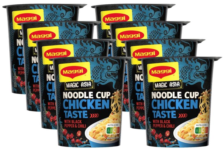MAGGI Magic Asia Noodle Cup Chicken, Instant-Nudeln, asiatisches Fertiggericht, Hühnchen-Geschmack, mit Gemüse verfeinert, 8er Pack (8x63g)7,13€ ➡️ https://www.amazon.de/dp/B07NTDB5SZ/?tag=preisfehlerheute-21