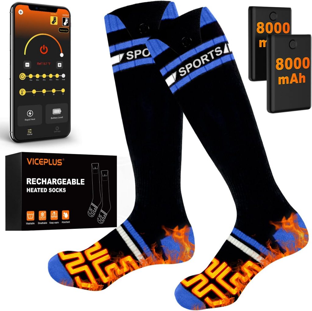 👑 Beheizbare Socken Beheizte Socken,Heizsocken Skisocken 8000 mAh Wiederaufladbare Warme Socken Fußwärmer mit APP-Steuerung Warme Winter Socken Männer Frauen58,99€ statt 99,99€ – 42,0 🔥🚚 Verkauft von BERMOSO HEALTH-DE und Versand durch Amazon702 Bewertungen: 4.2 / 5.0 ⭐️⭐️⭐️⭐️🛒 zu Amazon https://www.amazon.de/dp/B0FKMJZWXD/?th=1&tag=preisfehlerheute-21#038;psc=1&tag=preisfehlerheute-21