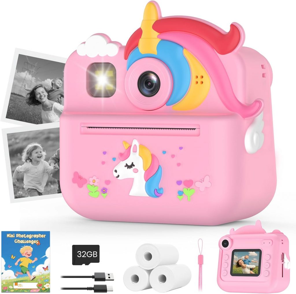 PirateDeals BlackWeeks: Pi!rate-Deals Fippesax Sofortbildkamera Kinder, 1080P HD Kinderkamera mit 32-GB-Karte, 48MP Selfie Kinderkamera Sofortbildkamera, Kinderspielzeug Einhorn Geschenke für Mädchen & Jungen von 3-12 Jahren30.38 statt 39.99 €⏩️ https://www.amazon.de/PIRATE-DEALS.COM/dp/B0FJ23JPFX?tag=preisfehlerheute-21