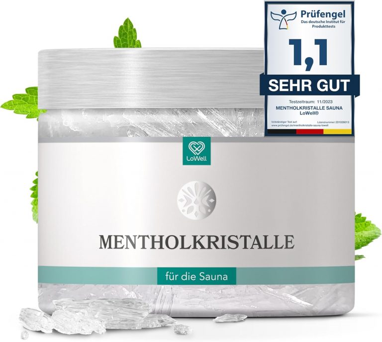 👑 LoWell® 200g Mentholkristalle aus 100% reiner Minze - Ideal als Sauna Aufgussmittel für die Sauna in wiederverschließbarer Dose - Menthol💰 nur 25,95🚚 Verkauft von LoWell GmbH und Versand durch Amazon3,531 Bewertungen: 4.7 / 5.0 ⭐️⭐️⭐️⭐️⭐️🛒 https://www.amazon.de/dp/B07M5QBJBJ/?amp%3Btag=preisfehlerheute-21&amp%3Bth=1&amp%3Bpsc=1&tag=preisfehlerheute-21