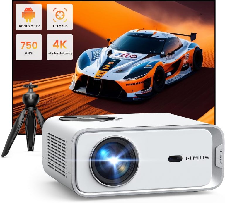 👑 Beamer【Andriod TV】 25000Lumen Native 1080P Full HD 4K Unterstützt Auto Trapezkorrektur Elektrischer Fokus Zoom WiFi Bluetooth Video Beamer Heimkino Freien mit Stativ für iPhone/Android/Tablet69,20€ statt 299,00€ - 77,00 % 🔥🚚 Verkauft von VIECAL und Versand durch Amazon474 Bewertungen: 4.3 / 5.0 ⭐️⭐️⭐️⭐️🛒 zu Amazon https://www.amazon.de/dp/B0CG587QS3/?amp%3Btag=preisfehlerheute-21&tag=preisfehlerheute-21