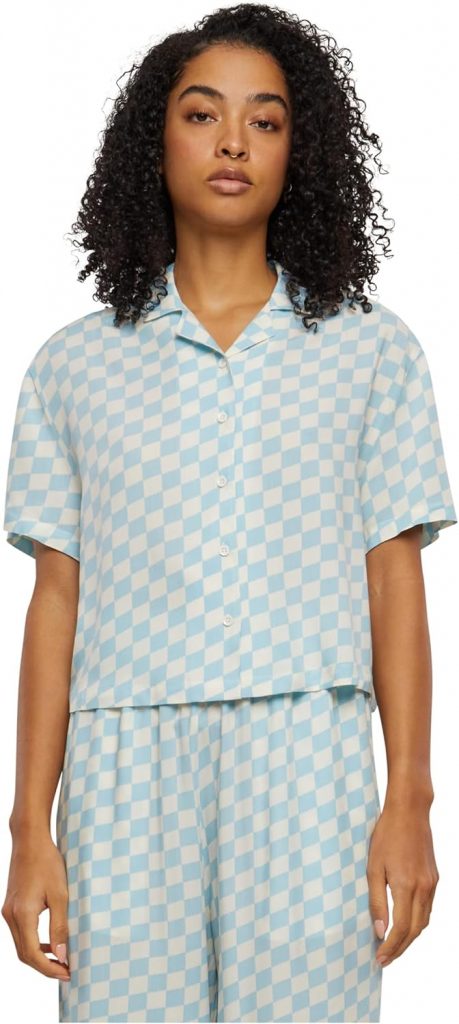 PREISFEHLER.SHOP BlackWeeks: Urban Classics Damen Hemdbluse Ladies Viscose Resort Shirt, Kurzarm Pirate;-Deals Bluse für Frauen, Loose Fit, Oceanbluecheck, XL3.95 €⏩️ https://www.amazon.de/PREISFEHLER.SHOP/dp/B0CQS1FB6V?tag=preisfehlerheute-21