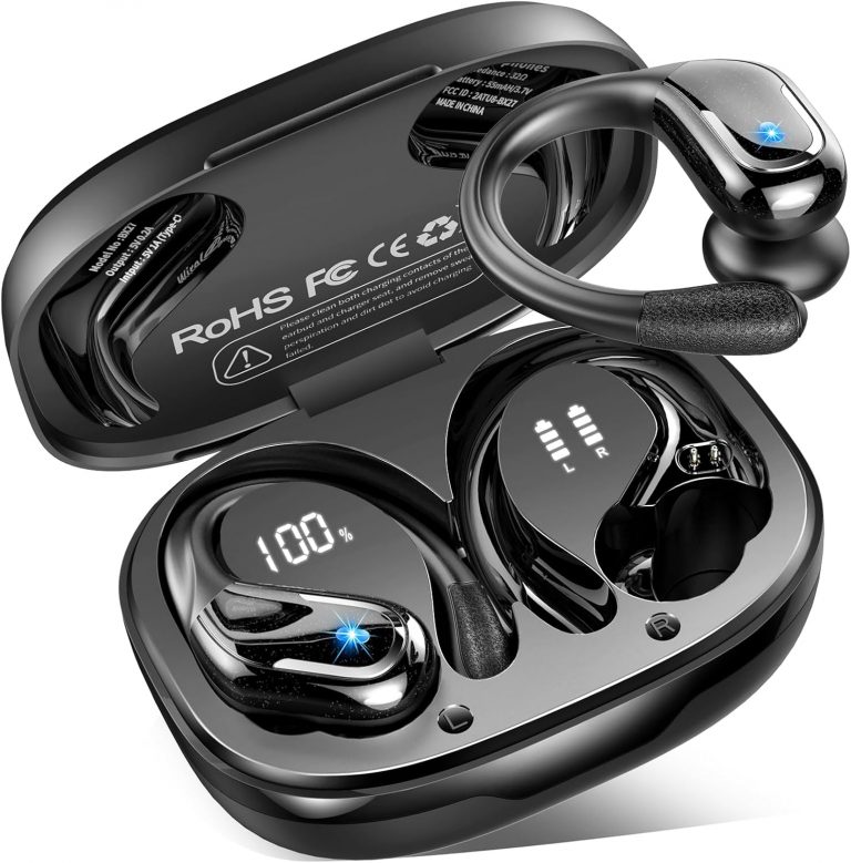 🤴 Bluetooth Kopfhörer Sport, 75Std Kopfhörer Kabellos Bluetooth 5.4, HiFi Stereo Tiefer Bass Wireless Earbud, 4 ENC Noise Cancelling Mic, IP7 Wasserdicht in Ear Ohrhörer mit Ohrhaken, USB-C LED-Anzeige27,99€ statt 39,99€ - 31,00 % 🔥🚚 Verkauft von Yuan-M und Versand durch Amazon21,748 Bewertungen: 4.4 / 5.0 ⭐️⭐️⭐️⭐️🛒 zu Amazon https://www.amazon.de/dp/B0D4QNNGD5/?amp%3Btag=preisfehlerheute-21&amp%3Bth=1&amp%3Bpsc=1&tag=preisfehlerheute-21