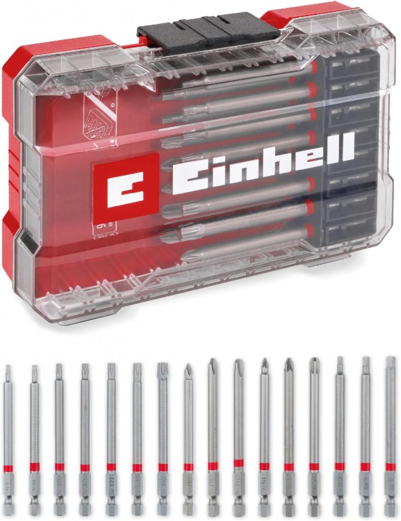 🤴 Original Einhell M-CASE 16-tlg. Bit-Set (für Akkuschrauber und Bohrmaschinen mit 90-mm-Bits aus sandgestrahltem S2 Stahl und E 6.3 Schaft inkl. Aufbewahrungsbox)12,15€ statt 17,98€ – 33,0 🔥🚚 Verkauft durch Amazon und Versand durch Amazon1,715 Bewertungen: 4.7 / 5.0 ⭐️⭐️⭐️⭐️⭐️🛒 zu Amazon https://www.amazon.de/dp/B0CB177WB4/?th=1&tag=preisfehlerheute-21#038;psc=1&tag=preisfehlerheute-21