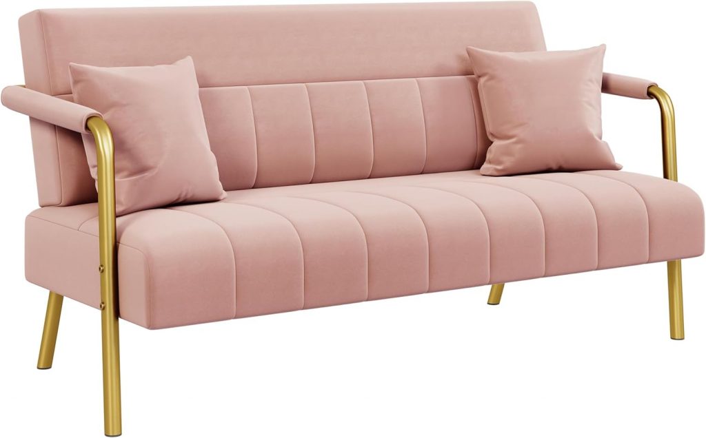 Yaheetech Polstersofa mit Armlehnen & Beine aus Metall Modernes Zweisitzer-Sofa mit 2 Lendenkissen Loveseat fürs fürs Wohnzimmer, Heimbüro Rosa116.44€ ➡️ https://www.amazon.de/dp/B0DRTYTS1W/?tag=preisfehlerheute-21