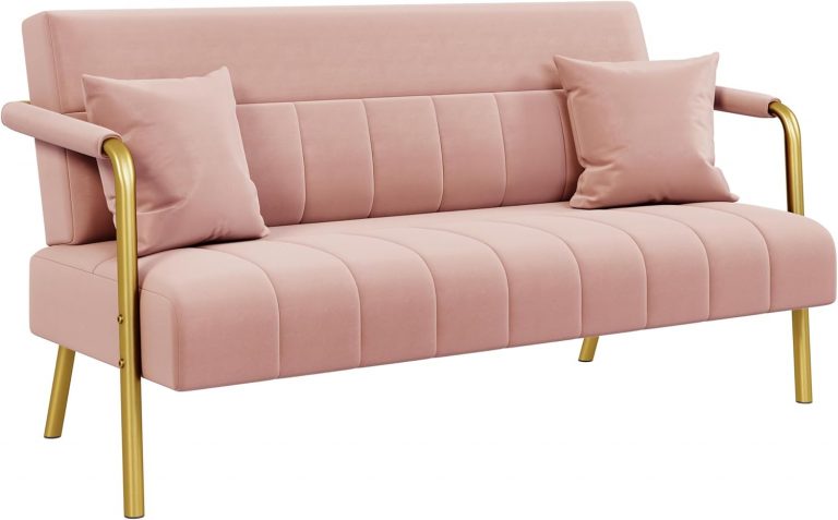 Yaheetech Polstersofa mit Armlehnen & Beine aus Metall Modernes Zweisitzer-Sofa mit 2 Lendenkissen Loveseat fürs fürs Wohnzimmer, Heimbüro Rosa116.44€ ➡️ https://www.amazon.de/dp/B0DRTYTS1W/?tag=preisfehlerheute-21