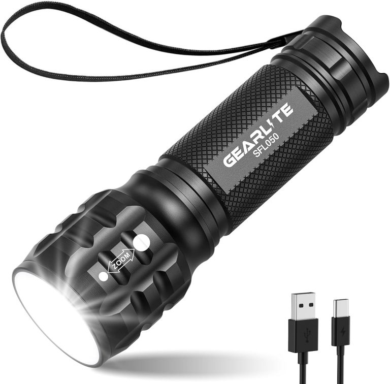 GEARLITE Kleine Taschenlampe LED Aufladbar, Zoomable Mini Taschenlampe Extrem Hell für Kinder, IP65 Wasserdichte Tragbare Flashlight für Camping, Wandern, Notfälle, Outdoor3.98€ statt 13.99€🏷️ Coupon anwendenCode: ZCXOIPK8 (🛒 an der Kasse eingeben)➡️ https://www.amazon.de/dp/B0FHDJVRJS/?tag=preisfehlerheute-21
