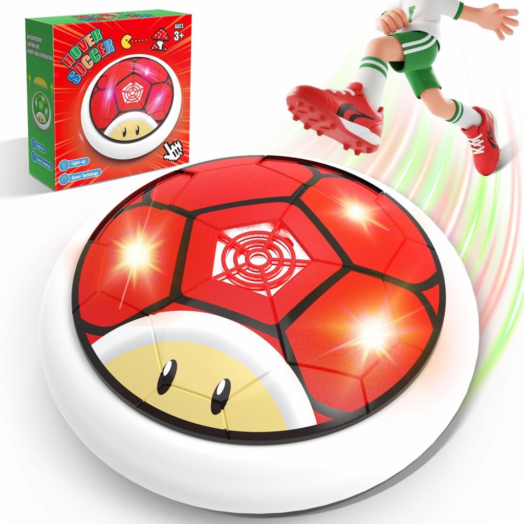 POPERFUN Air Power Fußball mit LED, Indoor Outdoor Hover Fußball Spielzeug für Jungen und Mädchen 3-12 Jahren, Schwebender Fussball Geburtstags Rot14,99€ statt 29,99€➡️ https://www.amazon.de/dp/B0FKBNDYFF/?tag=preisfehlerheute-21