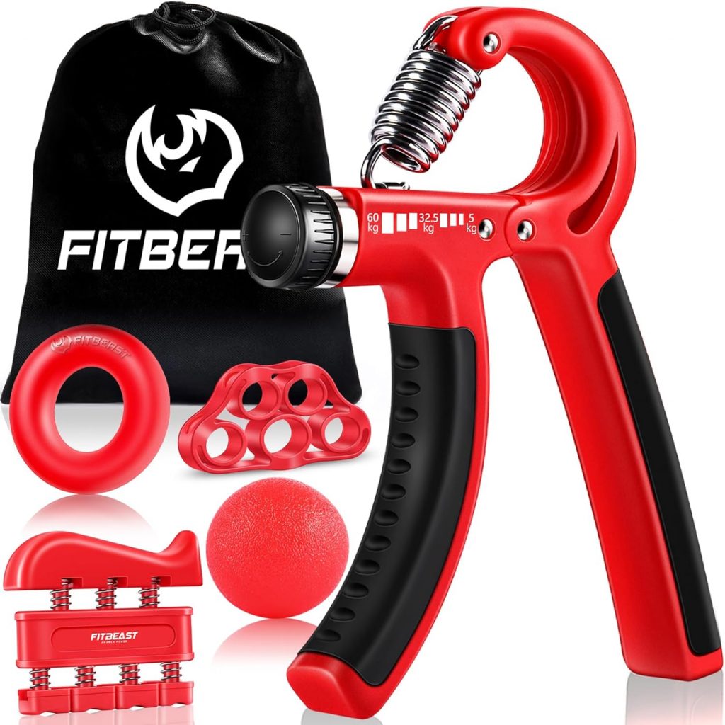 👑 FitBeast Handtrainer Fingertrainer, Griffkraft Trainer Trainingsset – 5er-Pack, Verstellbarer Grip Trainer, Finger Trainingsgerät, Handgelenk Trainer, Trainingsring & Stressabbau-Griffkugel11,39€ statt 18,98€ – 41,0 🔥🚚 Verkauft von FlyingEleph und Versand durch Amazon14,182 Bewertungen: 4.3 / 5.0 ⭐️⭐️⭐️⭐️🛒 zu Amazon https://www.amazon.de/dp/B07XXSGDZ2/?th=1&tag=preisfehlerheute-21#038;psc=1&tag=preisfehlerheute-21