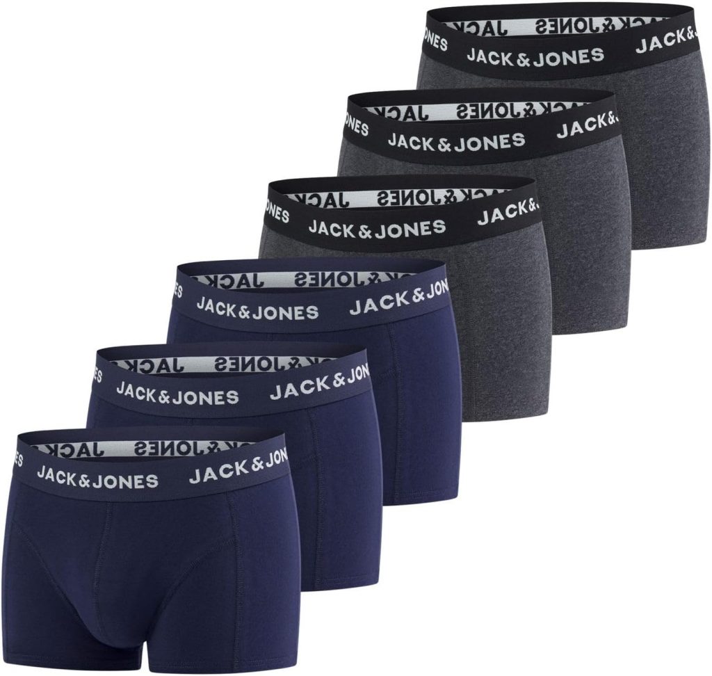 🤴 JACK & JONES Boxershorts Herren 6er Pack Basic Trunks Boxer Stretch Unterhosen Unterwäsche Retroshorts Set Baumwolle Schwarz Rot Grün Blau Grau S M L XL XXL 3XL 4XL 5XL 6XL 7XL 8XL29,74€ statt 49,95€ – 41,0 🔥🚚 Verkauft und Versand durch Jeans-direct840 Bewertungen: 4.5 / 5.0 ⭐️⭐️⭐️⭐️⭐️🛒 zu Amazon https://www.amazon.de/dp/B0CLVJKV1Z/?th=1&tag=preisfehlerheute-21#038;psc=1&tag=preisfehlerheute-21