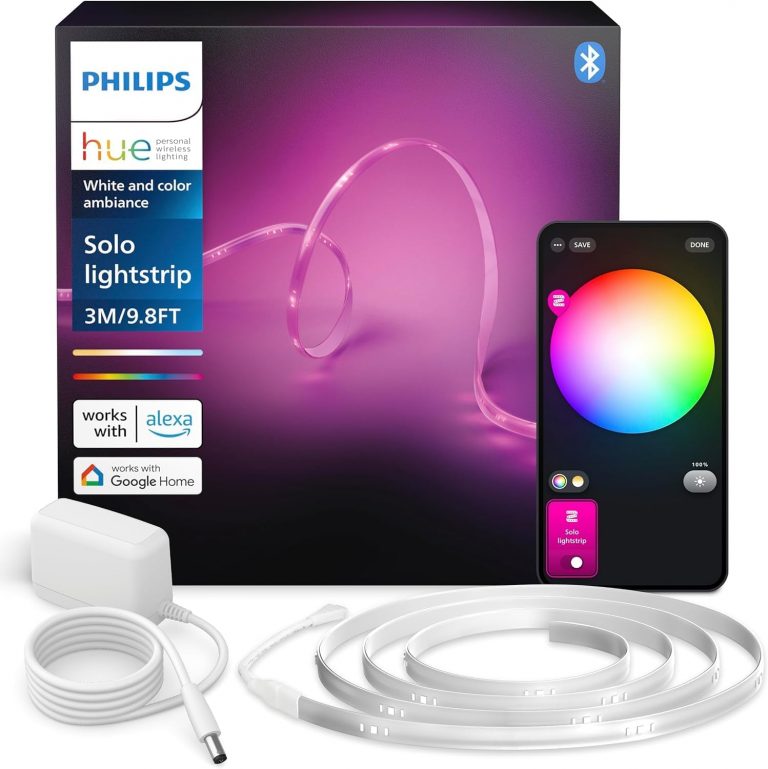 🤴 Philips Hue Indoor 3m Smart LED Solo Lightstrip Basis-Set, 1er-Pack, indirekte Beleuchtung mit der Hue App steuerbar, LED Streifen funktioniert mit Alexa, Google Assistant und Apple HomeKit38,99€ statt 69,98€ - 45,00 % 🔥🚚 Verkauft durch Amazon und Versand durch Amazon1,194 Bewertungen: 4.5 / 5.0 ⭐️⭐️⭐️⭐️⭐️🛒 zu Amazon https://www.amazon.de/dp/B0D4ZGG6JZ/?amp%3Btag=preisfehlerheute-21&amp%3Bth=1&amp%3Bpsc=1&tag=preisfehlerheute-21