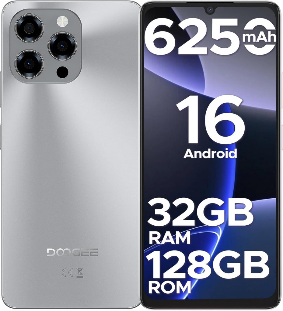 👑 DOOGEE Note 58 Android 16 Handy Ohne Vertrag, 6250mAh, 32GB(8+24)+128GB/2TB TF Smartphone, 6.75" HD+ IPS T7250 Octa Core Handy Günstig, 16MP+8MP, Dual SIM 4G Simlockfreie Handys, OTG, GPS, Face ID113,99€ statt 189,99€ – 41,0 🔥🚚 Verkauft von MAMENCE und Versand durch Amazon110 Bewertungen: 4.4 / 5.0 ⭐️⭐️⭐️⭐️🛒 zu Amazon https://www.amazon.de/dp/B0FGJQQQC2/?th=1&tag=preisfehlerheute-21#038;psc=1&tag=preisfehlerheute-21