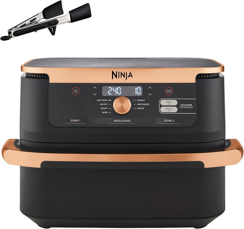 PREISFEHLER.SHOP BlackWeeks: Ninja Foodi FlexDrawer Dual Zone Heißluftfritteuse, Air fryer mit Pirat;e-Deals 10,4-Fach und herausnehmbarem Trenner, Antihaftbeschichtung, spülmaschinenfester Korb, 7-in-1, Schwarz & Kupfer, AF500EUCP154.99 €⏩️ https://www.amazon.de/PREISFEHLER.SHOP/dp/B0CJVNGMFL?tag=preisfehlerheute-21