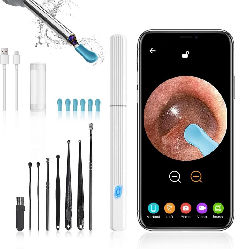 Ohrenschmalz-Entferner, Morelax 1080P WiFi-Ohrenreiniger, IP67 wasserdichtes Otoskop mit 360°-Kamera, Ohrendoskop mit 6 LEDs für iPhone, Android, iPad, Erwachsene, Kinder und Haustiere (Weiß)7.59€ ➡️ https://www.amazon.de/dp/B0F1XPVH3T/?tag=preisfehlerheute-21