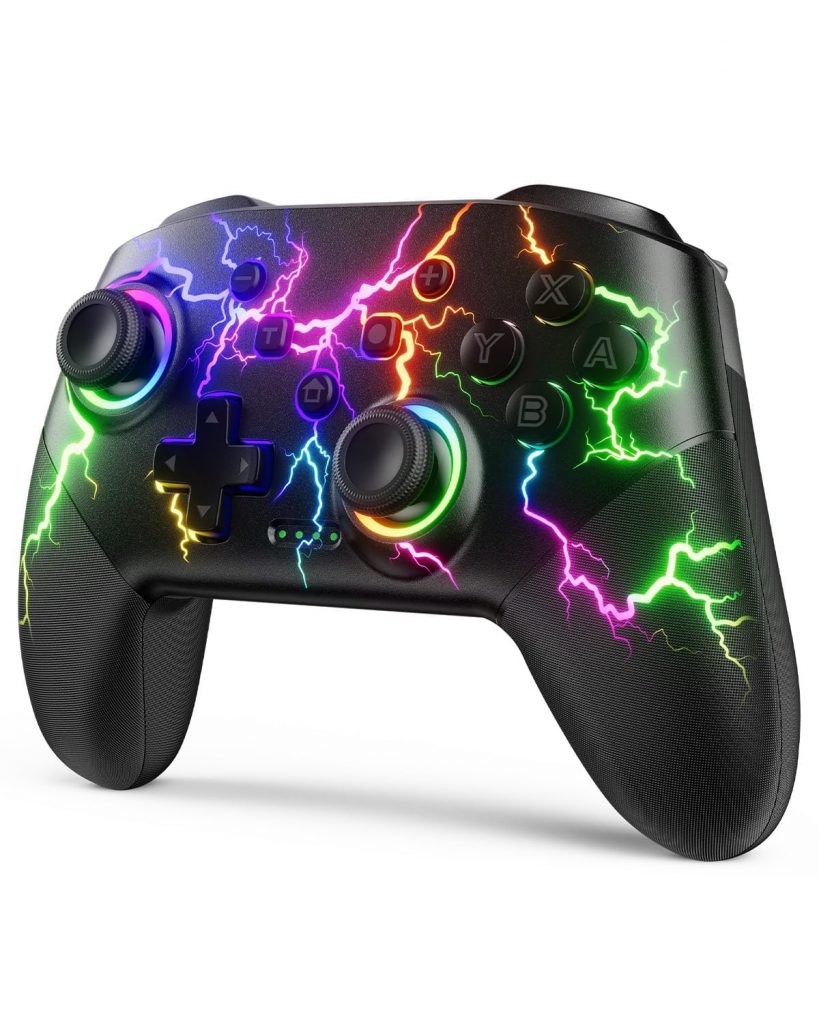 VOYEE Switch Controllers kompatibel mit Switch/Lite/OLED/Windows, 1000mAh Programmierbar RGB Blitz LED, Drahtloser Pro Controller mit Eine Schlüsselpaarung Vibration Aufwachen18,99€ statt 22,99€➡️ https://www.amazon.de/dp/B0BZJ4RFKR/?tag=preisfehlerheute-21