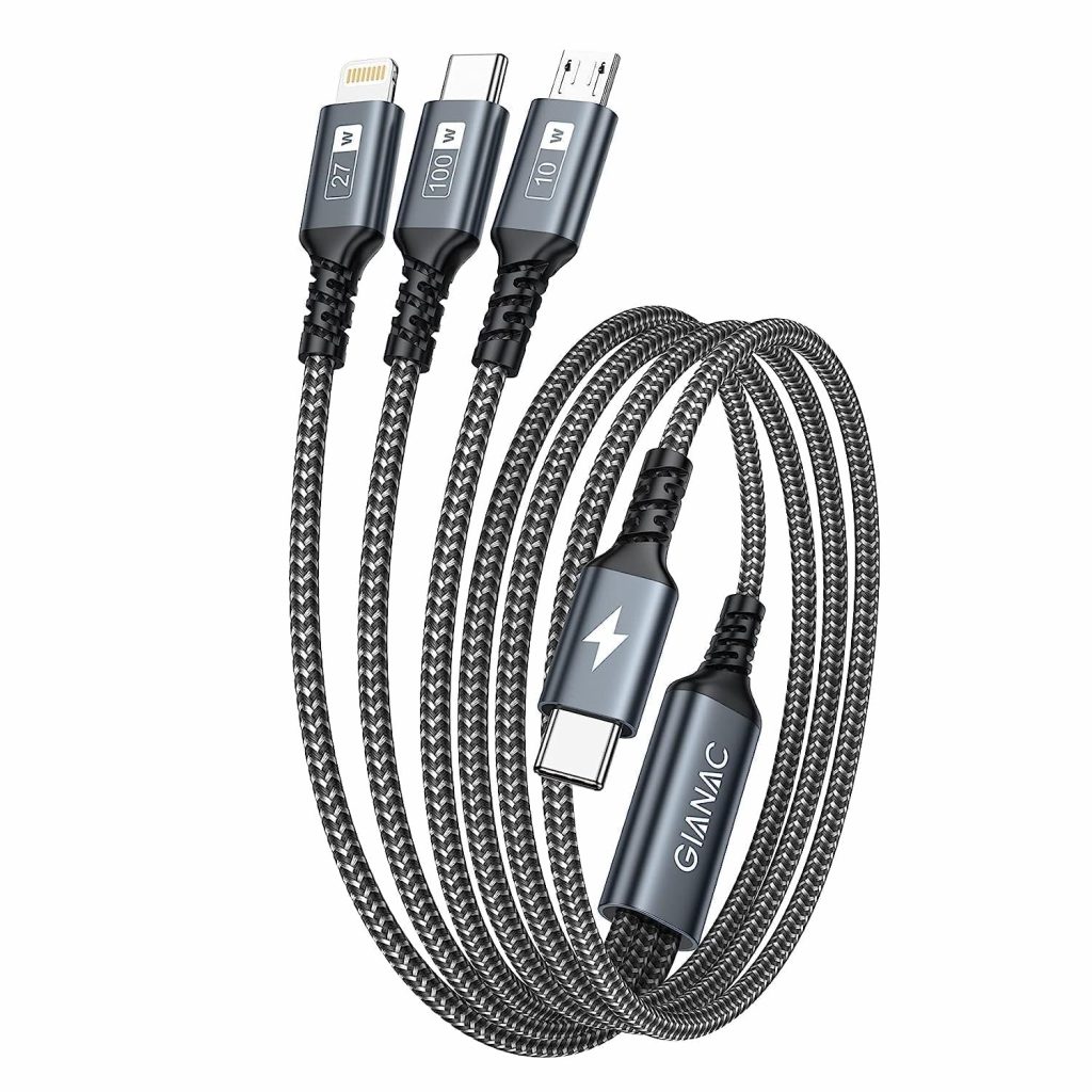 👑 GIANAC 100W USB C auf Multi Kabel [1.2M] Schnellladekabel mit E-Mark Chip 3 in 1 Ladekabel [100W]+Micro[10W]+Lightning[27W] für Galaxy S23/iPad Pro, iPad Mini, MacBook Pro/Air/iPhone 15 14 136,42€ statt 8,99€ – 29,0 🔥🚚 Verkauft von AZUSA-DE und Versand durch Amazon30,411 Bewertungen: 4.4 / 5.0 ⭐️⭐️⭐️⭐️🛒 zu Amazon https://www.amazon.de/dp/B0CWP4TZQ9/?th=1&tag=preisfehlerheute-21#038;psc=1&tag=preisfehlerheute-21