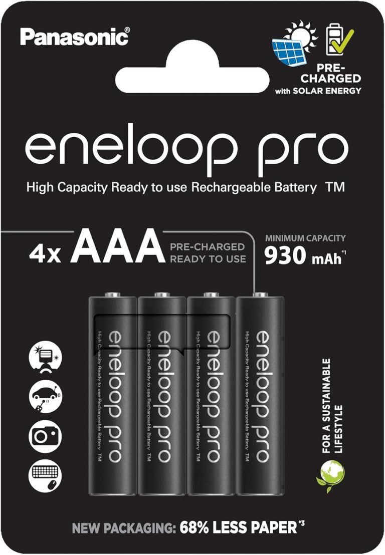 🤴 eneloop pro, AAA/Micro NI-MH Akku, 4er-Pack, Kapazität mit min. 930 mAh, Ready-to-Use NI-MH Akkus, bis zu 500 Mal wiederaufladbar, plastikfreier Verpackung, pro, schwarz11,46€ statt 15,87€ - 28,00 % 🔥🚚 Verkauft durch Amazon und Versand durch Amazon4,926 Bewertungen: 4.7 / 5.0 ⭐️⭐️⭐️⭐️⭐️🛒 zu Amazon https://www.amazon.de/dp/B09ZLB24JD/?amp%3Btag=preisfehlerheute-21&amp%3Bth=1&amp%3Bpsc=1&tag=preisfehlerheute-21