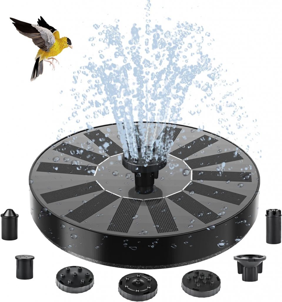 🤴 Solar Springbrunnen für Außen, Solar Teichpumpe mit 6 Effekte Solar Wasserpumpe Solar schwimmender Fontäne Pumpe für Gartenteich Oder Springbrunnen Vogel-Bad Fisch Behälter11,99€ statt 17,98€ - 34,00 % 🔥🚚 Verkauft von RD EU und Versand durch Amazon7,000 Bewertungen: 3.9 / 5.0 ⭐️⭐️⭐️⭐️🛒 zu Amazon https://www.amazon.de/dp/B084HBN2BZ/?amp%3Btag=preisfehlerheute-21&tag=preisfehlerheute-21