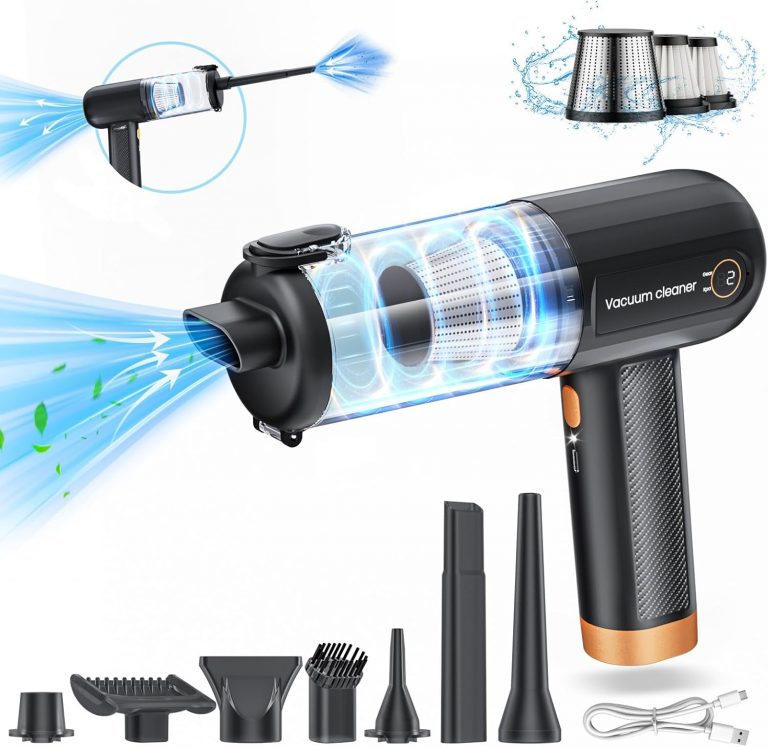 👑 Handstaubsauger Akku Kabellos, 15000PA Mini Auto Staubsauger Stark, Leichter handsauger 2 in 1 Tragbarer USB Aufladbarer staubgebläse für Tierhaare, Haus, Büro-Reinigung20,25€ statt 30,30€ - 34,00 % 🔥🚚 Verkauft und Versand durch 142 Bewertungen: 4.2 / 5.0 ⭐️⭐️⭐️⭐️🛒 zu Amazon https://www.amazon.de/dp/B0D963ZVGY/?amp%3Btag=preisfehlerheute-21&tag=preisfehlerheute-21