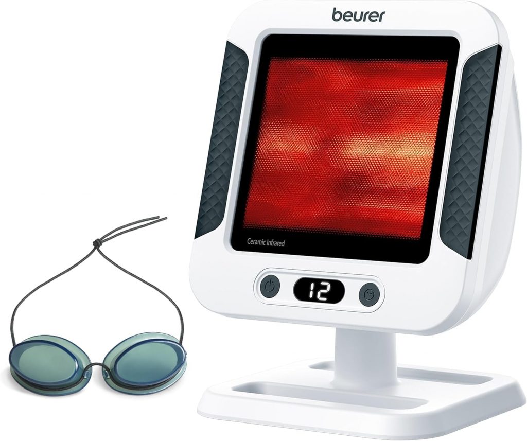 Beurer IL 60 Infrarot-Wärmestrahler, wohltuende Wärme bei Erkältung und Muskelverspannung, Medizinprodukt mit 300 Watt, Glaskeramikscheibe mit UV-Schutz, Schirm verstellbar, Made in Europe64,99€ statt 129,99€➡️ https://www.amazon.de/dp/B0CHJ1VR6S/?tag=preisfehlerheute-21