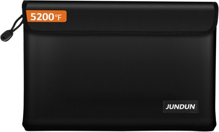 JUNDUN Feuerfeste Dokumententasche (27x17cm, 5200°F), 8-lagig verdickte wasserdichte und feuerfeste Geldtasche, feuerfeste Aufbewahrungstasche mit Reißverschluss für Geld, Reisepass, Bankkarten16,14€ statt 18,99€➡️ https://www.amazon.de/dp/B0F26XJGGF/?tag=preisfehlerheute-21