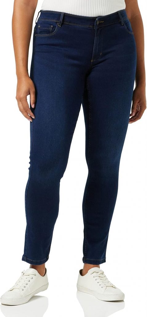 ONLY Damen Onlultimate King Reg Jeans, Dark Blue Denim, S EU
