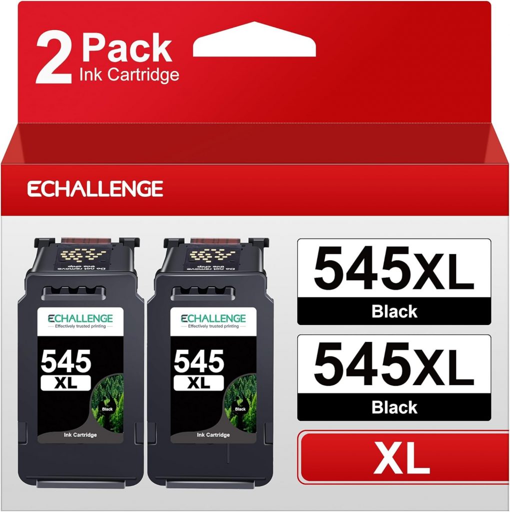 🤴 ECHALLENGE PG 545 XL Schwarz Ersatz für Canon Druckerpatronen 545 Multipack Black für MX495 Patronen für Pixma TS3350 MG2550s TS3150 TR4550 MG3050 TR4551 MG2950 MX490 MG2555s (2 Schwarz)29,98€ statt 49,00€ – 39,0 🔥🚚 Verkauft von LKUNIJS und Versand durch Amazon1,060 Bewertungen: 4.4 / 5.0 ⭐️⭐️⭐️⭐️🛒 zu Amazon https://www.amazon.de/dp/B0BRV7SR9C/?tag=preisfehlerheute-21