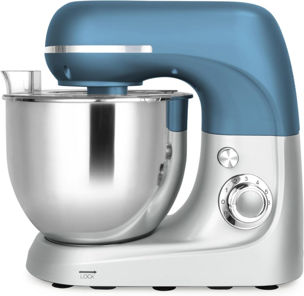 Tognana Iridea, Küchenmaschine 5,3 L, Aluminium-Edelstahl, Zuckerpapier