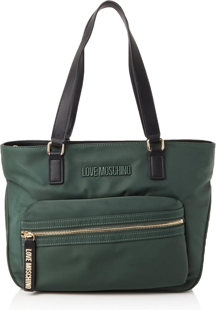 Love Moschino Schultertasche Damen Grün Einheitsgröße