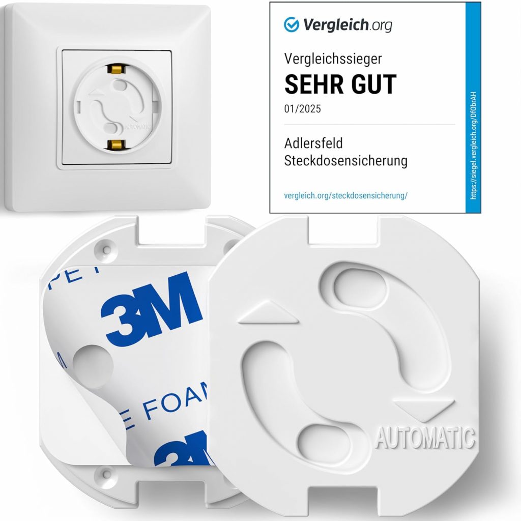 Adlersfeld® 20x Steckdosen Kindersicherung – Steckdosensicherung mit Drehmechanik – Zuverlässiger Schutz vor Stromschlägen im Haushalt für Babys & Kleinkinder – Steckdosenschutz Kindersicherung – Weiß7,99€ statt 9,99€➡️ https://www.amazon.de/dp/B089LWC5GR/?tag=preisfehlerheute-21