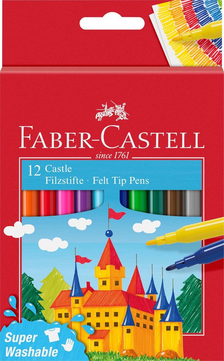 FABER-CASTELL 554201 - Filzstift Castle, 12er Kartonetui1.46€ ➡️ https://www.amazon.de/dp/B08LL5R3BH/?tag=preisfehlerheute-21