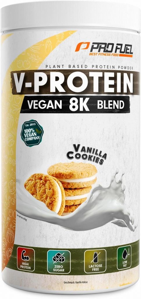 Vegan Protein – VANILLE - V-Protein 8K Blend - unglaublich lecker & cremig - mit Protein aus Sonnenblume, Reis, Erbse, Hanf, Kürbis uvm. - pflanzliches Proteinpulver mit 80% Eiweiß16,96€ statt 19,96€➡️ https://www.amazon.de/dp/B095DDK1TS/?tag=preisfehlerheute-21