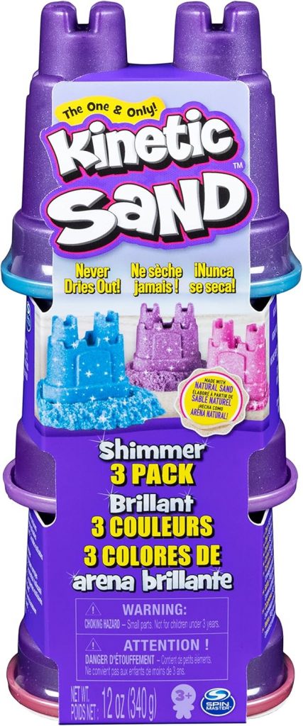 👑 Kinetic Sand Schimmer Sand 3er Pack 340 g – 3 Farben Glitzersand aus Schweden in Burgenförmchen für kreatives, sauberes Indoor Sandspiel, für Kinder ab 3 Jahren5,38€ statt 7,99€ – 33,0 🔥🚚 Verkauft durch Amazon und Versand durch Amazon9,232 Bewertungen: 4.6 / 5.0 ⭐️⭐️⭐️⭐️⭐️🛒 zu Amazon https://www.amazon.de/dp/B07NSM2Z9T/?th=1&tag=preisfehlerheute-21#038;psc=1&tag=preisfehlerheute-21