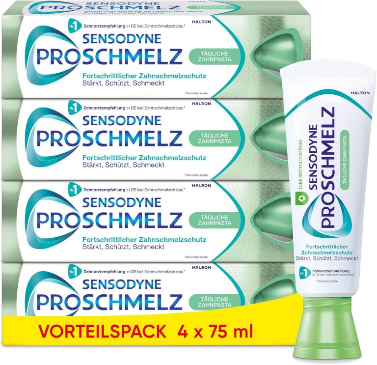 Zahnpasta - Sensodyne ProSchmelz Tägliche Zahncreme, für fortschrittlichen Zahnschmelzschutz - Stärkt, schützt, schmeckt, 4x75ml10.88€ statt 17.98€➡️ https://www.amazon.de/dp/B0D66ZRHJ5/?tag=preisfehlerheute-21