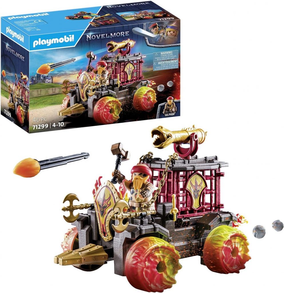 👑 PLAYMOBIL Novelmore 71299 Burnham Raiders - Feuerkampfwagen, feuriger Kampf zwischen Burnham Raider und Novelmore, mit Rammbock, Flammenrädern und Schleudersitz, Spielzeug für Kinder ab 4 Jahren20,69€ statt 39,99€ - 49,00 % 🔥🚚 Verkauft durch Amazon und Versand durch Amazon1,316 Bewertungen: 4.7 / 5.0 ⭐️⭐️⭐️⭐️⭐️🛒 zu Amazon https://www.amazon.de/dp/B0BT8BCRXF/?amp%3Btag=preisfehlerheute-21&%3Bamp%3Bth=1&%3Bamp%3Bpsc=1&tag=preisfehlerheute-21