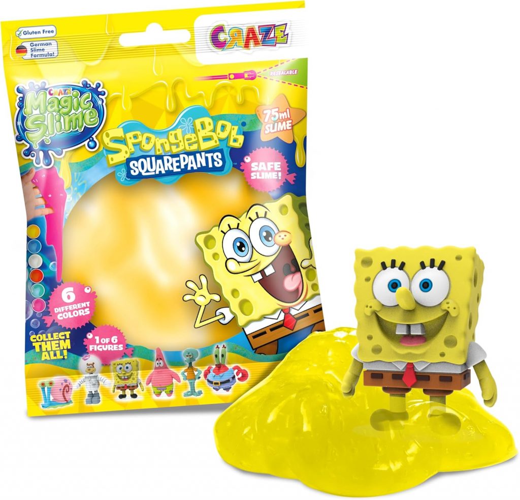 CRAZE Magic Slime Bag Sponge BOB | Schleim Kinder im Beutel 75ml Slime Set mit Spongebob Schwammkopf Überraschung, geruchsneutral, rückstandsfrei3,99€ statt 4,49€➡️ https://www.amazon.de/dp/B0FDR79JJ9/?tag=preisfehlerheute-21