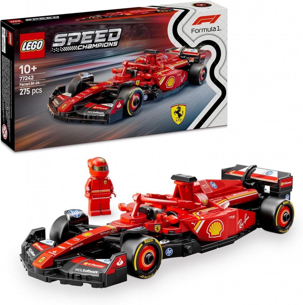 🤴 LEGO Speed Champions Ferrari SF-24 F1 Rennauto – Spielzeug mit Formel 1 Minifigur – Rennwagen Bauset – Geschenk zu Weihnachten für Kinder ab 10 Jahren oder Erwachsene Motorsportfans – 7724219,86€ statt 26,99€ – 27,0 🔥🚚 Verkauft durch Amazon und Versand durch Amazon6,601 Bewertungen: 4.8 / 5.0 ⭐️⭐️⭐️⭐️⭐️🛒 zu Amazon https://www.amazon.de/dp/B0DHSBBV6R/?th=1&tag=preisfehlerheute-21#038;psc=1&tag=preisfehlerheute-21