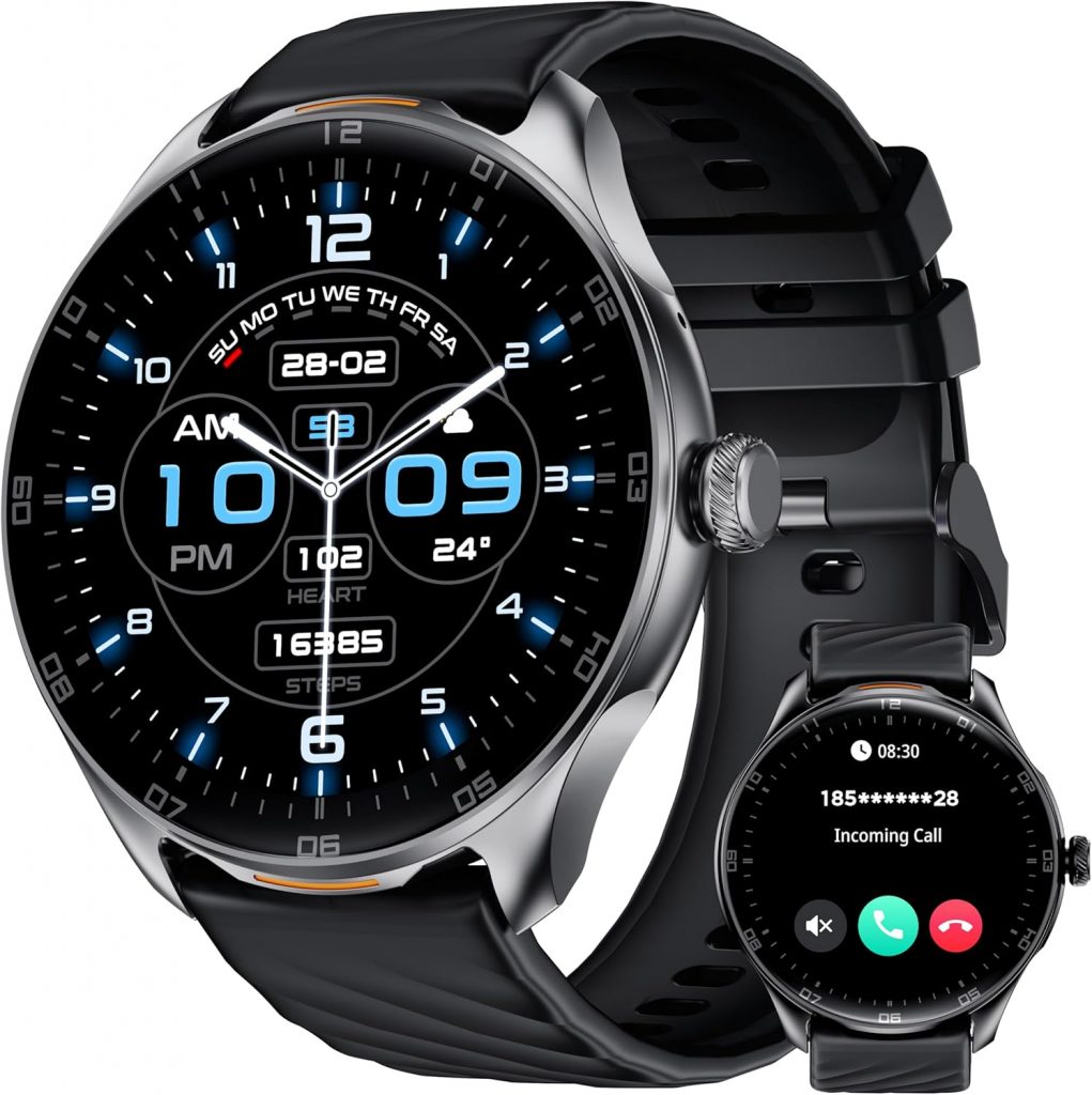 👑 OUKITEL Smartwatch Herren Rund mit Bluetooth Telefonie und Sprachassistenz, 1.39 Zoll Touchdisplay, 100+ Sportmodi, IP68 Wasserdicht Sportuhr, Fitnessuhr mit Herzfrequenz/Schrittzähler für Android iOS37,61€ statt 149,99€ – 75,0 🔥🚚 Verkauft von OUKITEL DE 2025 und Versand durch Amazon207 Bewertungen: 4.7 / 5.0 ⭐️⭐️⭐️⭐️⭐️🛒 zu Amazon https://www.amazon.de/dp/B0FT6WN94X/?th=1&tag=preisfehlerheute-21#038;psc=1&tag=preisfehlerheute-21