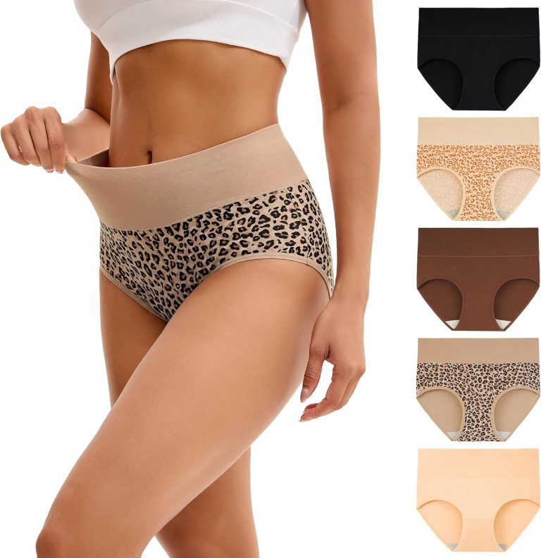 INNERSY Damen Slip Baumwolle High Waist Unterhosen Postpartum Winter Unterwäsche Hüftslips 5er Pack (L, 2 Leopard/Schwarz/Braun/Hautfarben)22,94€ statt 26,99€➡️ https://www.amazon.de/dp/B0DS8V8LR4/?tag=preisfehlerheute-21