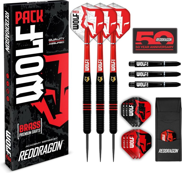 RED DRAGON Wolf Pack 20g Steeltip Messing Dart Set - Dartpfeile mit Dart Flights und Dart Shafts (Stiele)10,90€ statt 14,90€➡️ https://www.amazon.de/dp/B0DCK86HQ4/?tag=preisfehlerheute-21