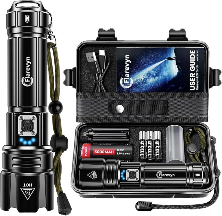 PirateDeals BlackWeeks: Flarevyn LED-Taschenlampe, hohe Leistung, 50.0000 Lumen, wiederaufladbar, 5000-mAh-Akku, IP67 wasserdicht, 5 Modi, tragbar, Pirate;-Deals leistungsstark, für Camping/Wandern/Outdoor/Notfälle19.99 statt 59.99 €⏩️ https://www.amazon.de/PIRATE-DEALS.COM/dp/B0FHDG3936?tag=preisfehlerheute-21